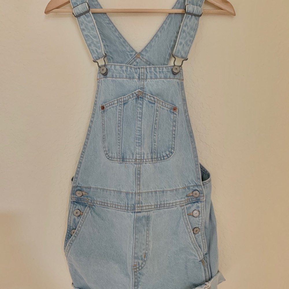 Light Wash Denim Overalls